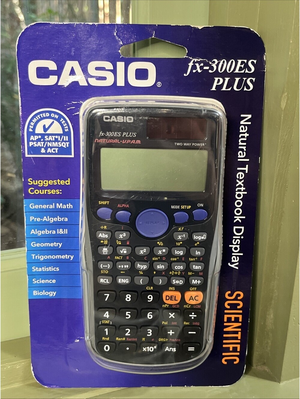 Casio FX-300ES PLUS Scientific Calculator Natural Textbook Display In Package